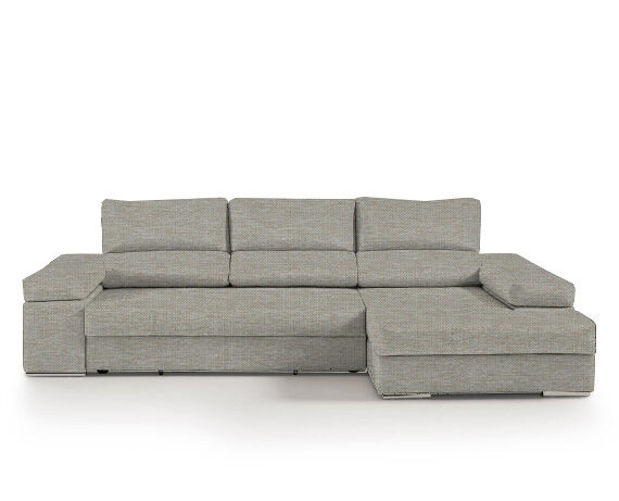 Chaise longue L BARI XL Beige