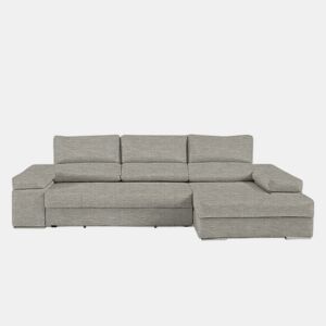 Chaise longue L BARI XL dereita 4 lugares bege