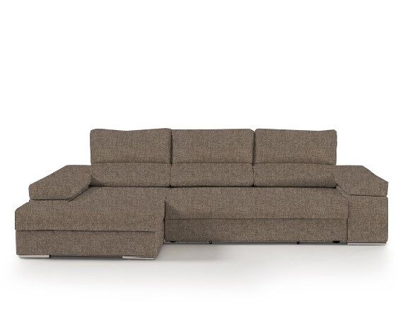 Chaise longue L BARI XL Visón