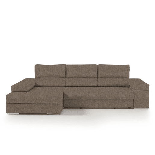 Chaise longue L BARI XL esquerda 4 lugares vison Chaise longue L BARI XL esquerda 4 lugares vison