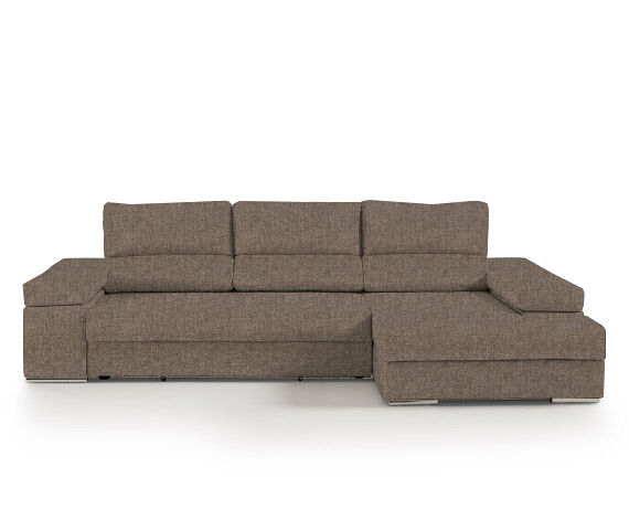 Chaise longue L BARI XL Visón