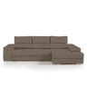 Chaise longue L BARI XL dereita 4 lugares vison