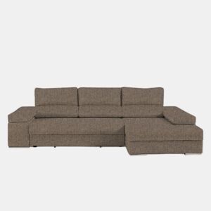 Chaise longue L BARI XL dereita 4 lugares vison