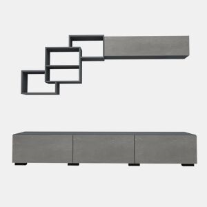 Compacto de TV 210cm FREE cor cinza