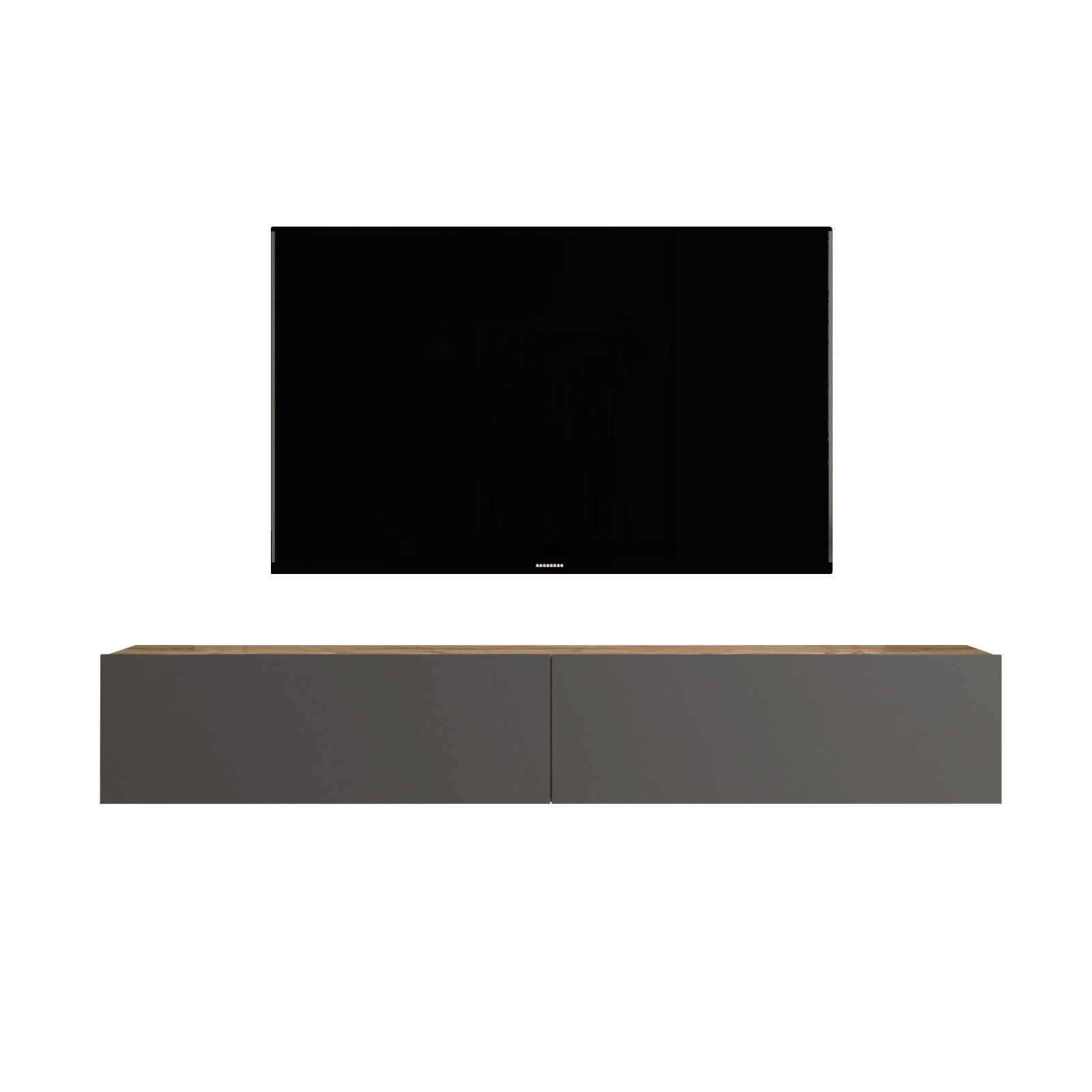 Mueble tv WALLY Gris/ Madera