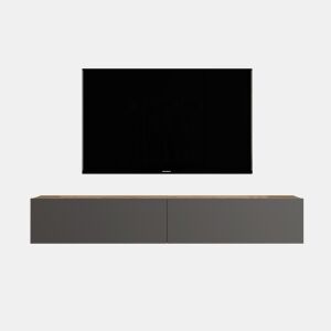 Móvel de TV de 180cm WALLY na cor pinho e antracite