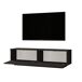 Mueble tv 140cm BORIS Mueble tv 140cm BORIS Negro