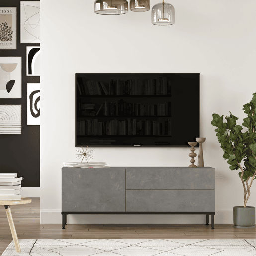 Móvel de TV 120cm SUN cor cinza Móvel de TV 120cm SUN cor cinza