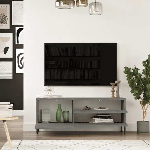 Móvel de TV 120cm SUN cor cinza Móvel de TV 120cm SUN cor cinza