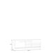 Mueble tv 1 puerta 1 cajón MONTREAL Mueble tv 1 puerta 1 cajón MONTREAL Negro/ Madera