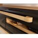 Mueble tv 1 puerta 2 cajones MONTREAL Mueble tv 1 puerta 2 cajones MONTREAL Negro/ Madera