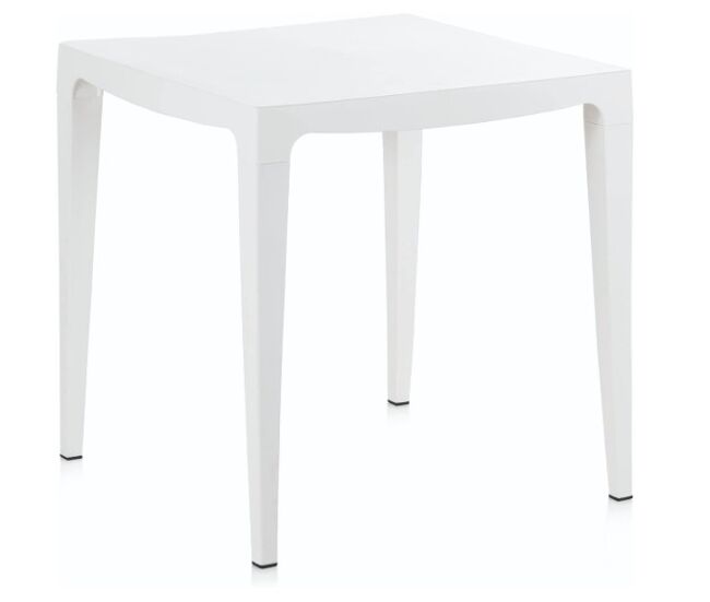 Mesa de jardín master 70cm de ancho color blanco