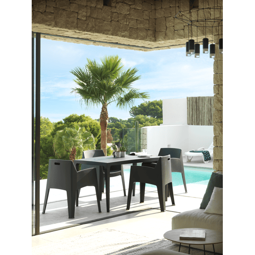 Cadeira de jardim MASTER cor antracite