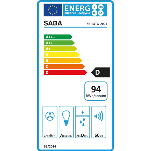 Exaustor de parede SABA SB-EXTG-2024