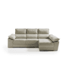 Chaise longue dereita com arca DIWY dereita 4 lugares bege