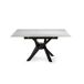 Mesa de comedor extensible blanca ARLENE Mesa de comedor extensible blanca ARLENE Blanco