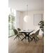 Mesa de comedor extensible blanca ARLENE Mesa de comedor extensible blanca ARLENE Blanco