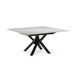 Mesa de comedor extensible blanca ARLENE Mesa de comedor extensible blanca ARLENE Blanco
