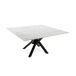 Mesa de comedor extensible blanca ARLENE Mesa de comedor extensible blanca ARLENE Blanco