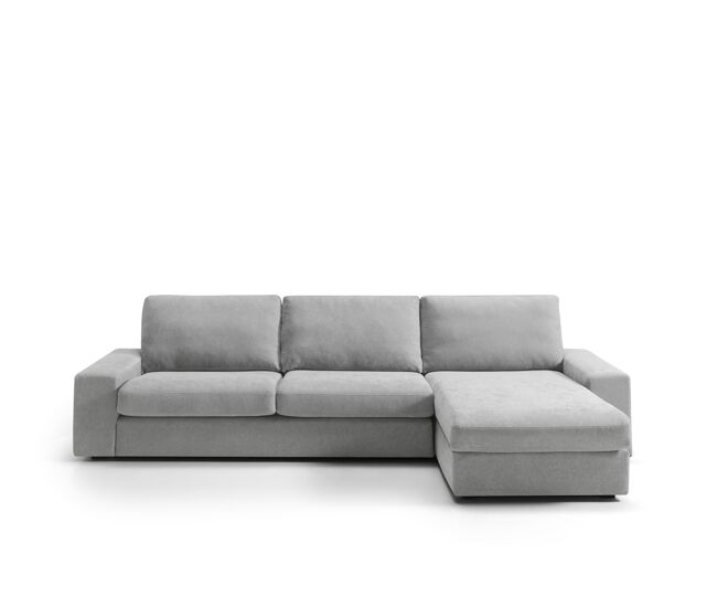 Chaise longue reversible 5 plazas FORLY color gris claro