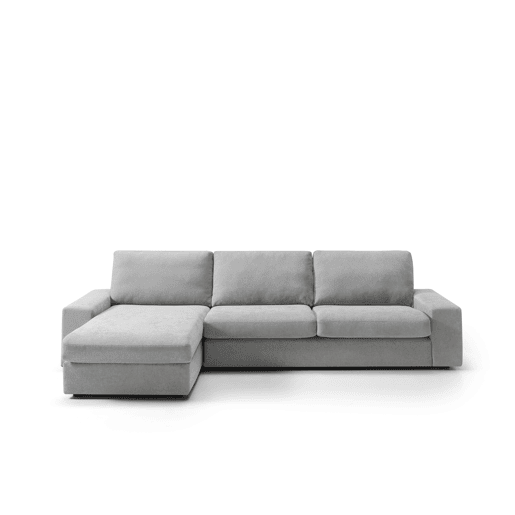 Chaise longue reversível 5 lugares FORLY cor cinza claro