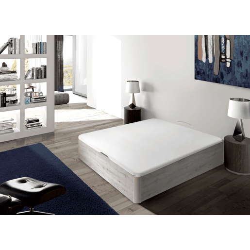 Sommier de madeira 140x190cm WOODSPACE Y9 carvalho cinza SOMNALIS