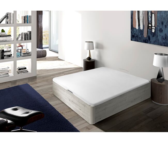 Canapé de madera 150x190cm woodspace y9 roble gris somnalis