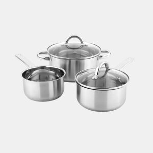 Utensílios de cozinha cor prata 5 peças da marca CONFORAMA