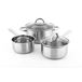 Bateria de cocina silver 5 piezas marca CONFORAMA Bateria de cocina silver 5 piezas marca CONFORAMA Inox