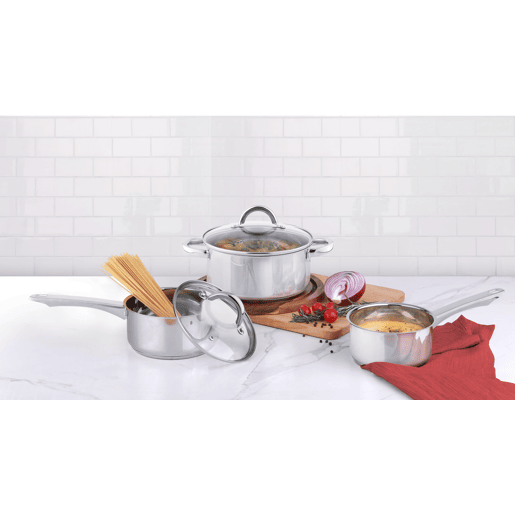Utensílios de cozinha cor prata 5 peças da marca CONFORAMA