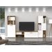 Compacto tv roble y blanco JOY Compacto tv roble y blanco JOY Blanco/ Madera