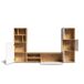 Compacto tv roble y blanco JOY Compacto tv roble y blanco JOY Blanco/ Madera