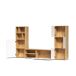 Compacto tv roble y blanco JOY Compacto tv roble y blanco JOY Blanco/ Madera