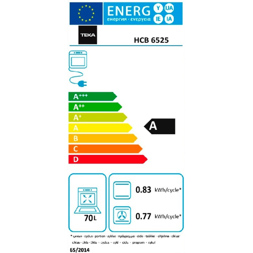 Forno elétrico TEKA HCB 6520 SS multifunções 70 litros