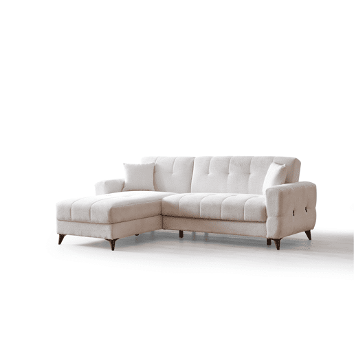 Chaise longue cama 3 lugares reversível branca HERMÉS