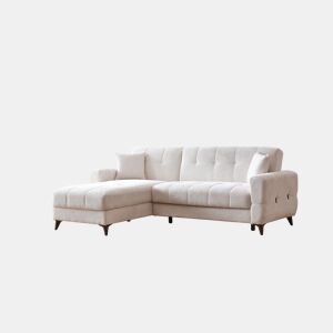 Chaise longue cama 3 lugares reversível branca HERMÉS