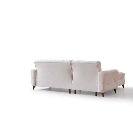Chaise longue cama 3 lugares reversível branca HERMÉS