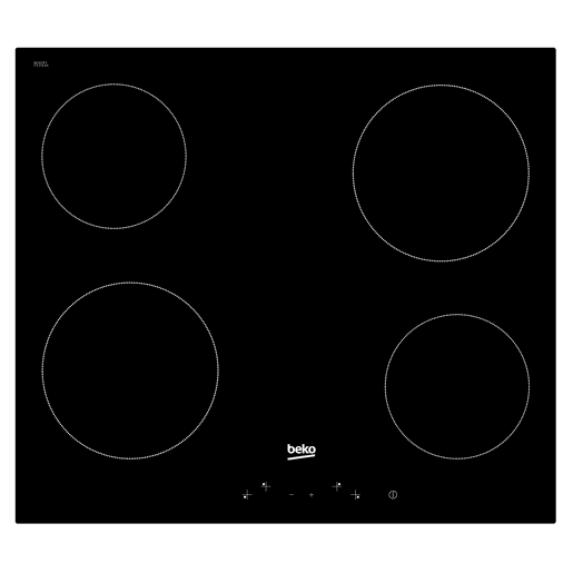 Placa de vitrocerâmica BEKO HIC 64400 E 58cm 4 zonas