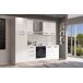 Cocina GILDA ICE derecha blanco brillo y gris claro Cocina GILDA ICE derecha blanco brillo y gris claro Blanco