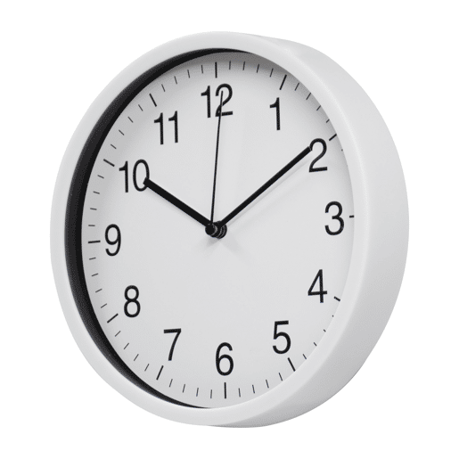 Relógio de parede GAIA branco 20cm marca CONFORAMA