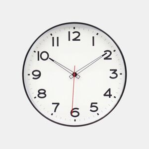 Relógio de parede GAIA preto e branco 30,5cm marca CONFORAMA