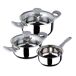 Set de bateria de cocina OAK 5 piezas marca SAN IGNACIO Set de bateria de cocina OAK 5 piezas marca SAN IGNACIO Inox