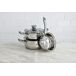 Set de bateria de cocina OAK 5 piezas marca SAN IGNACIO Set de bateria de cocina OAK 5 piezas marca SAN IGNACIO Inox