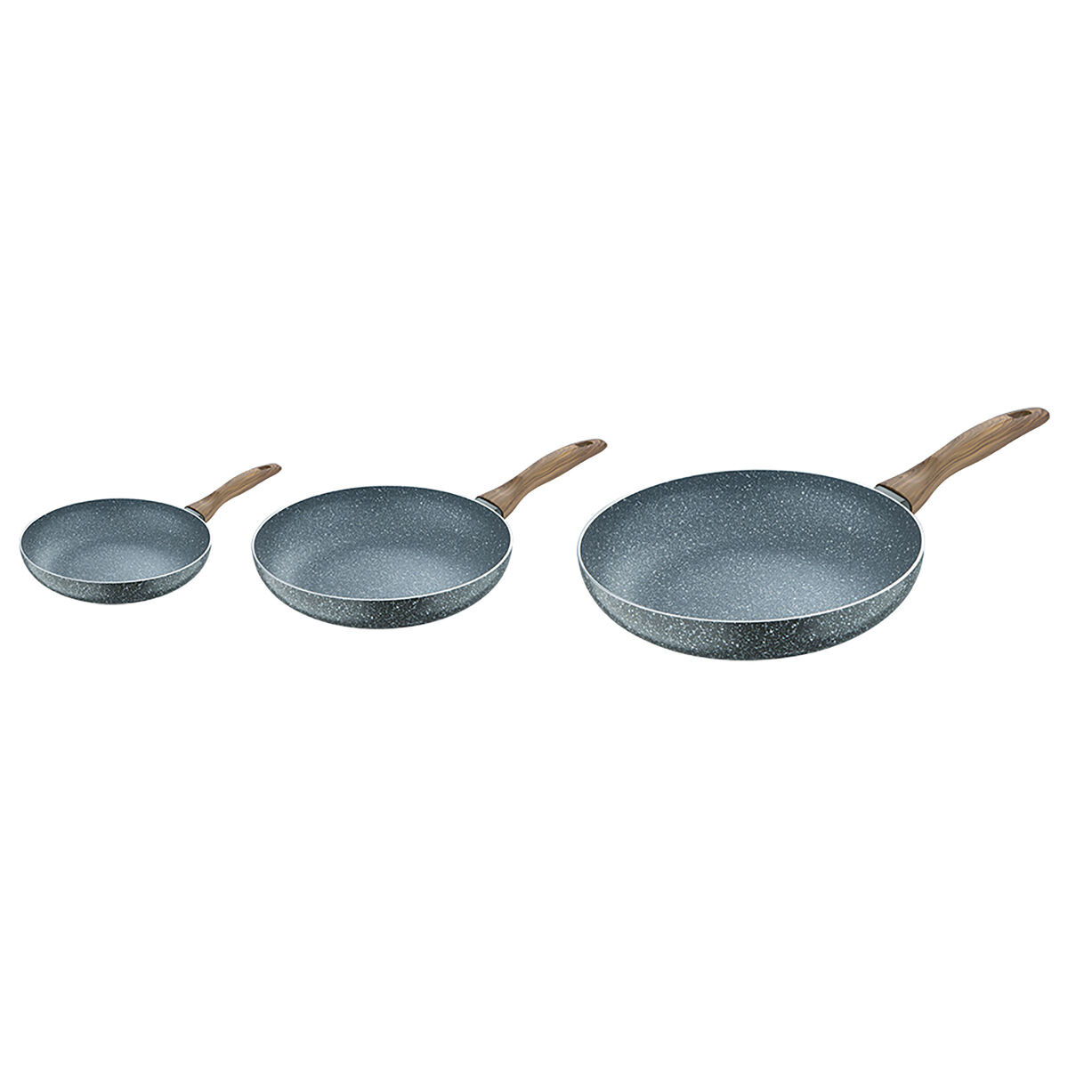 Set de sartenes OAK 3 piezas marca SAN IGNACIO 