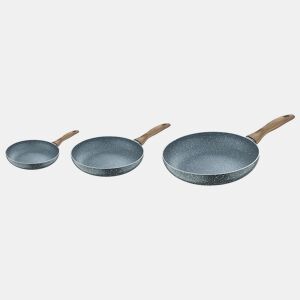 Conjunto de frigideiras de 3 peças em carvalho marca SAN IGNACIO