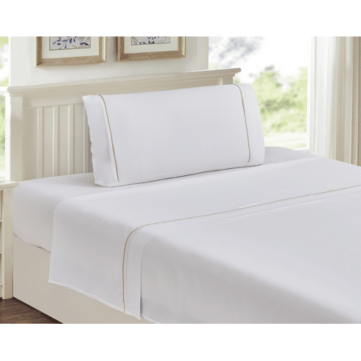 Jogo de lençóis QUORA cama 150cm cor branca Jogo de lençóis QUORA cama 150cm cor branca