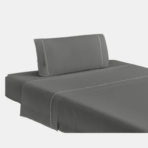 Jogo de lençóis QUORA cama 180cm cor cinza
