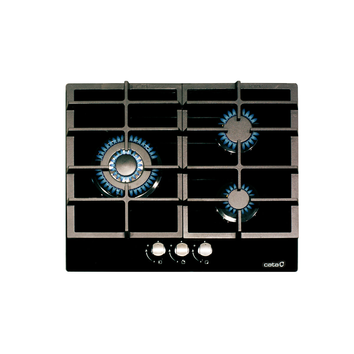 Placa cristal gas CATA LCIB 6021 BK