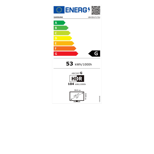TV 43 polegadas SAMSUNG UE43DU7172 UHD gaming HUB