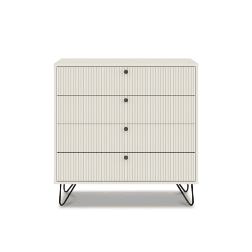 Cómoda MARY 90x80x40cm 4 gavetas branca
